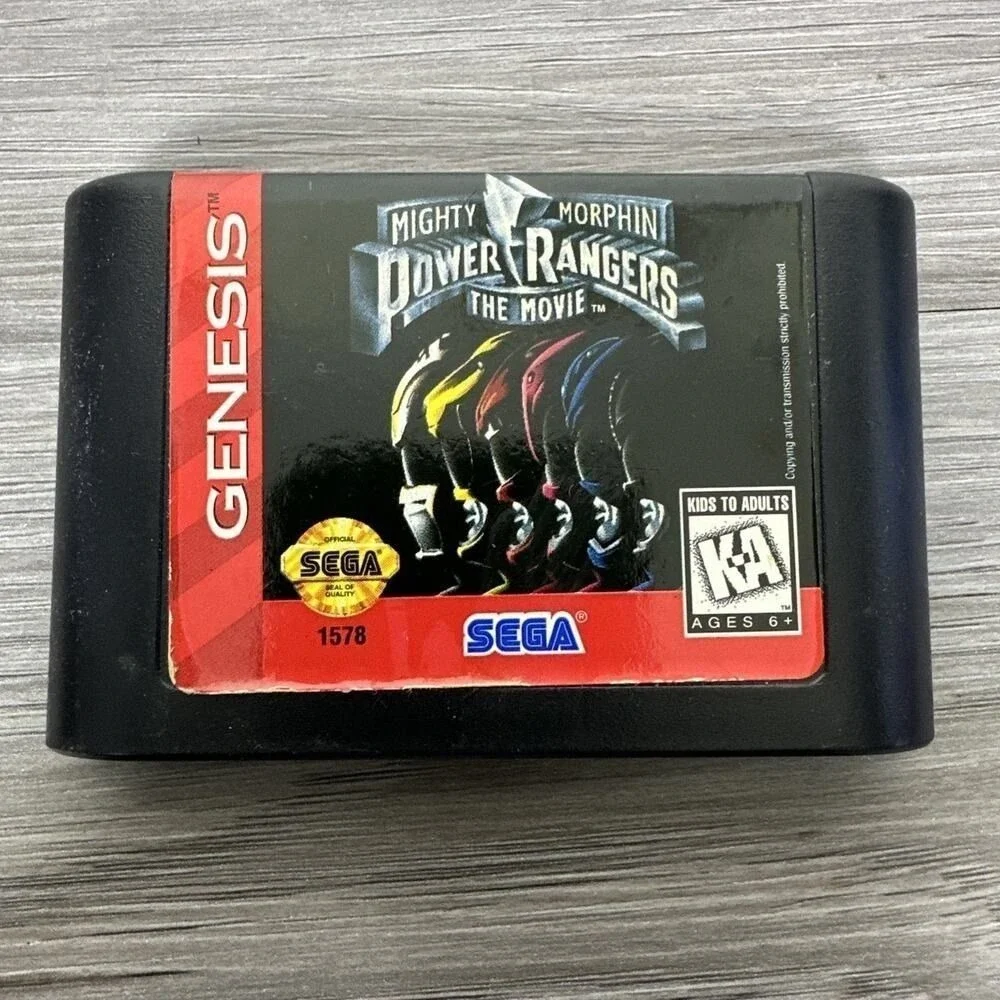 Mighty Morphin Power Rangers The Movie Sega Genesis CARTRIDGE ONLY